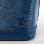 Louis Vuitton Alma PM Epi Leather 2Way Hanbag in Blue M52145