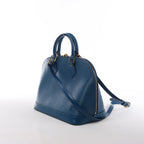 Louis Vuitton Alma PM Epi Leather 2Way Hanbag in Blue M52145