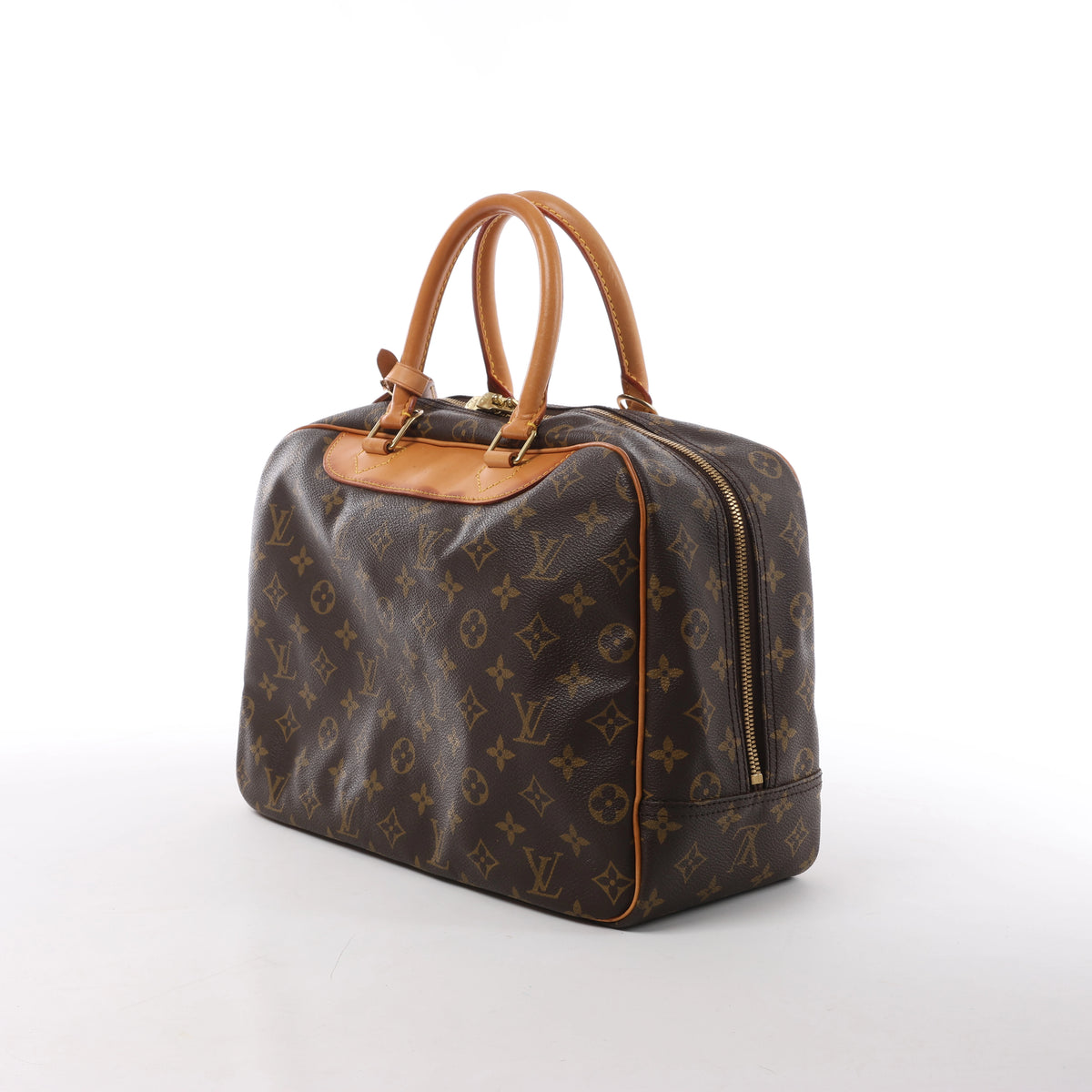 Louis Vuitton Deauville Monogram Canvas Handbag in Brown M47270