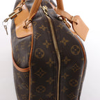 Louis Vuitton Deauville Monogram Canvas Handbag in Brown M47270
