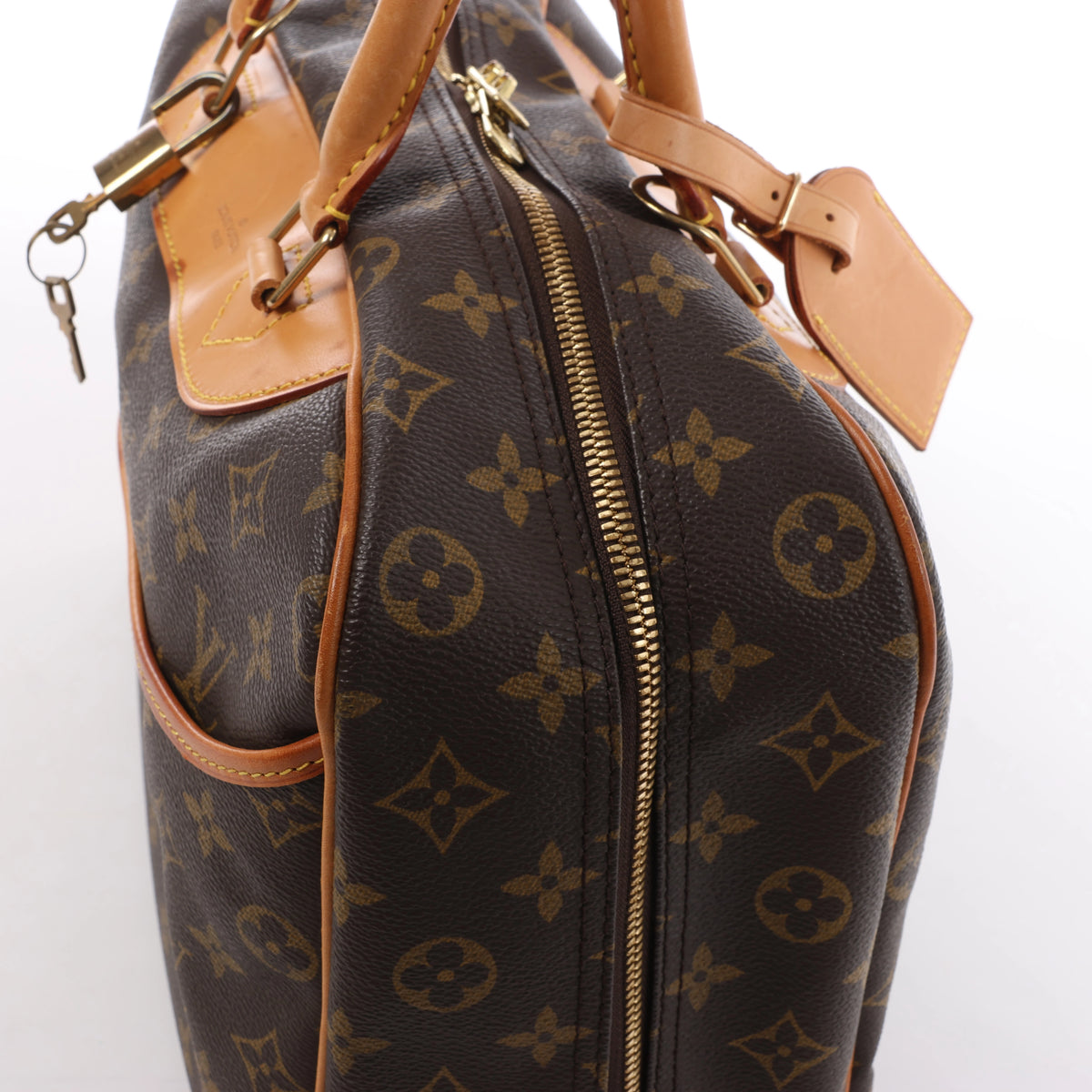 Louis Vuitton Deauville Monogram Canvas Handbag in Brown M47270