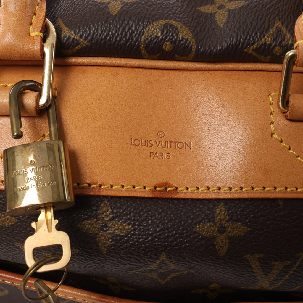 Louis Vuitton Deauville Monogram Canvas Handbag in Brown M47270