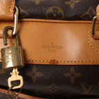 Louis Vuitton Deauville Monogram Canvas Handbag in Brown M47270