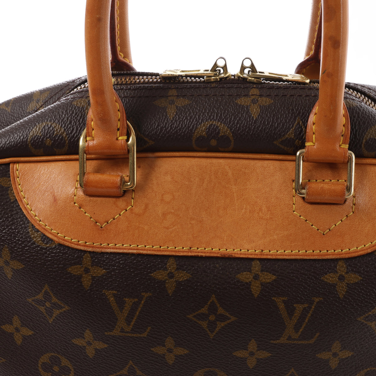 Bolso Louis Vuitton Deauville Monogram de lona marrón M47270