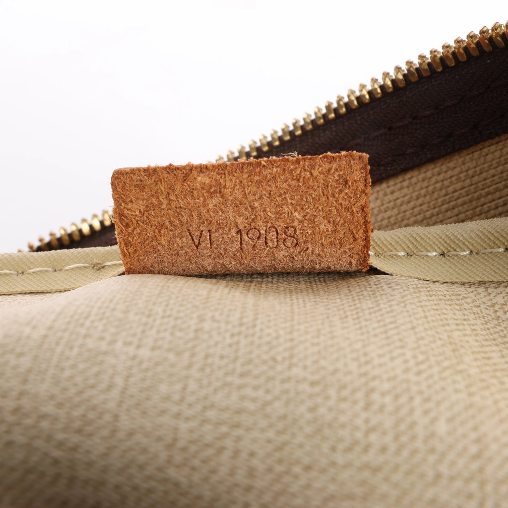 Louis Vuitton Deauville Monogram Canvas Handbag in Brown M47270
