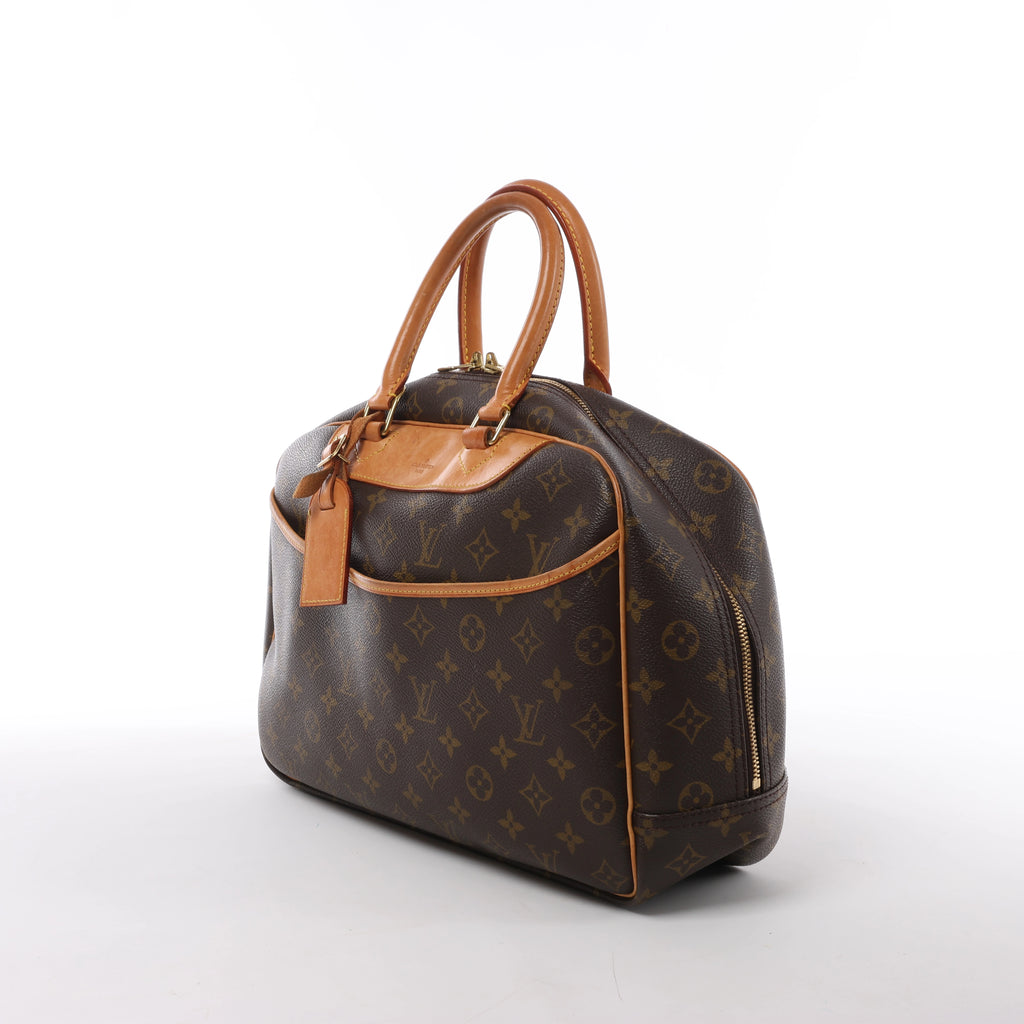 Louis Vuitton Deauville Monogram Canvas Handbag in Brown M47270