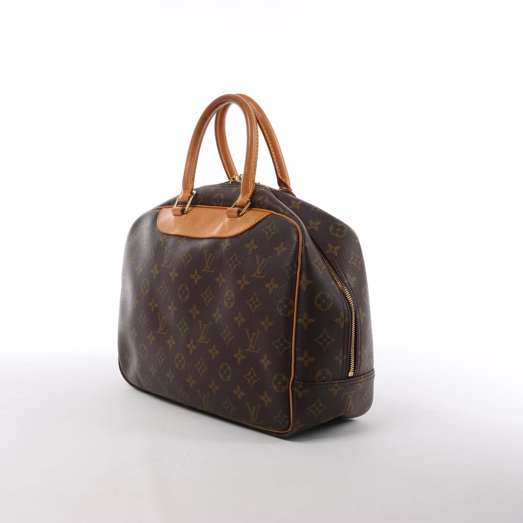 Louis Vuitton Deauville Monogram Canvas Handbag in Brown M47270
