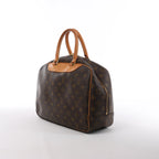 Louis Vuitton Deauville Monogram Canvas Handbag in Brown M47270