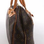 Louis Vuitton Deauville Monogram Canvas Handbag in Brown M47270