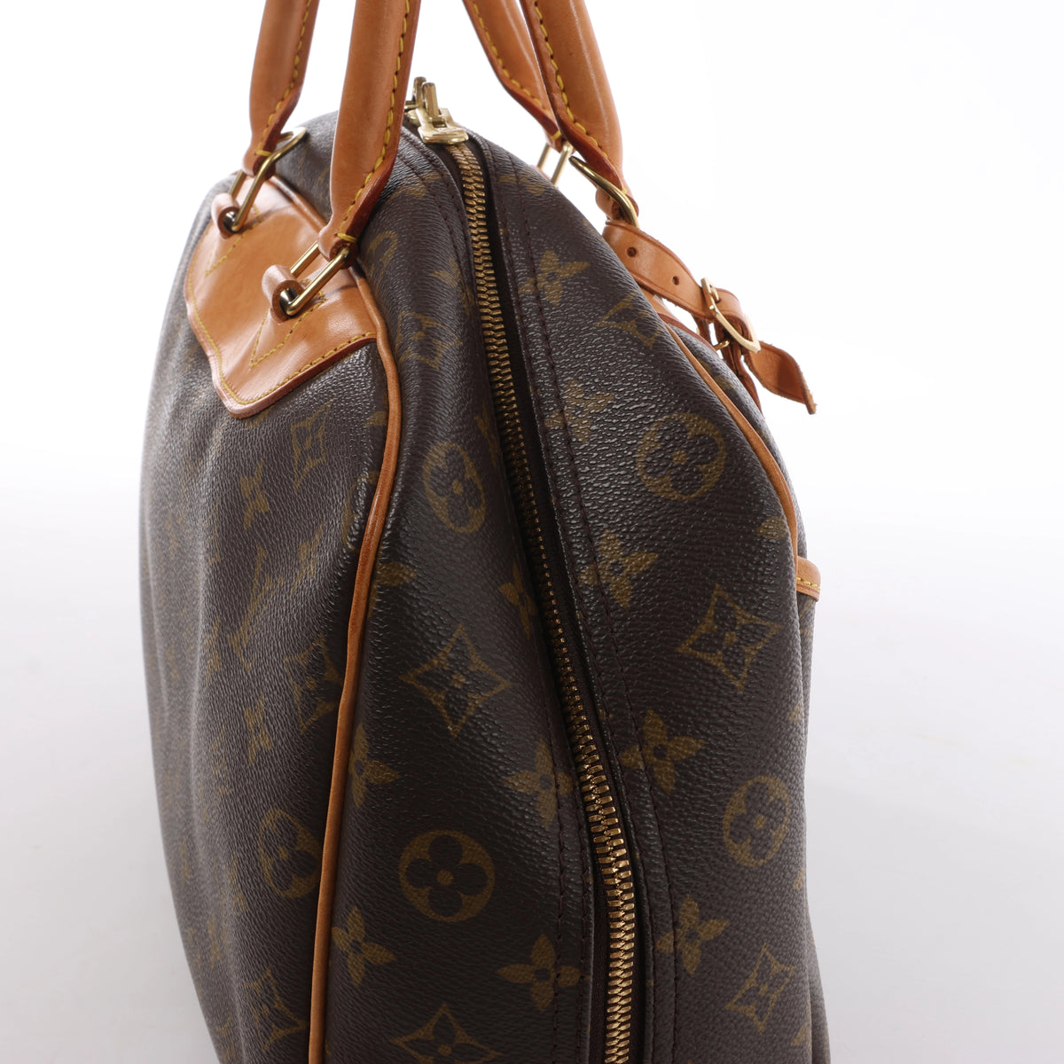 Louis Vuitton Deauville Monogram Canvas Handbag in Brown M47270