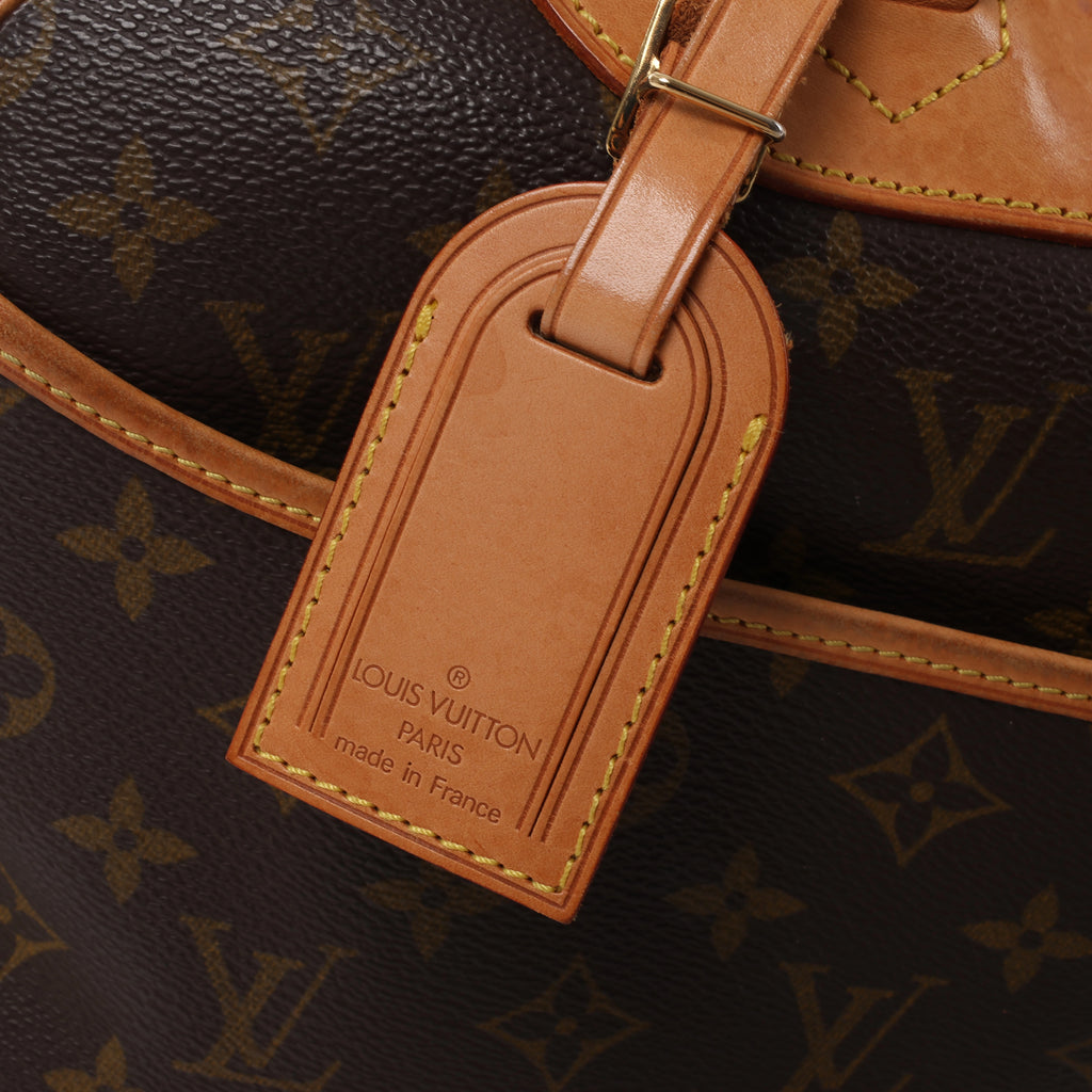 Louis Vuitton Deauville Monogram Canvas Handbag in Brown M47270