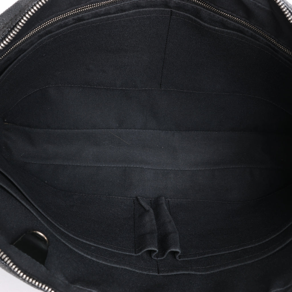 Louis Vuitton Porte-Documents Voyage Damier Graphite Handbag in Black