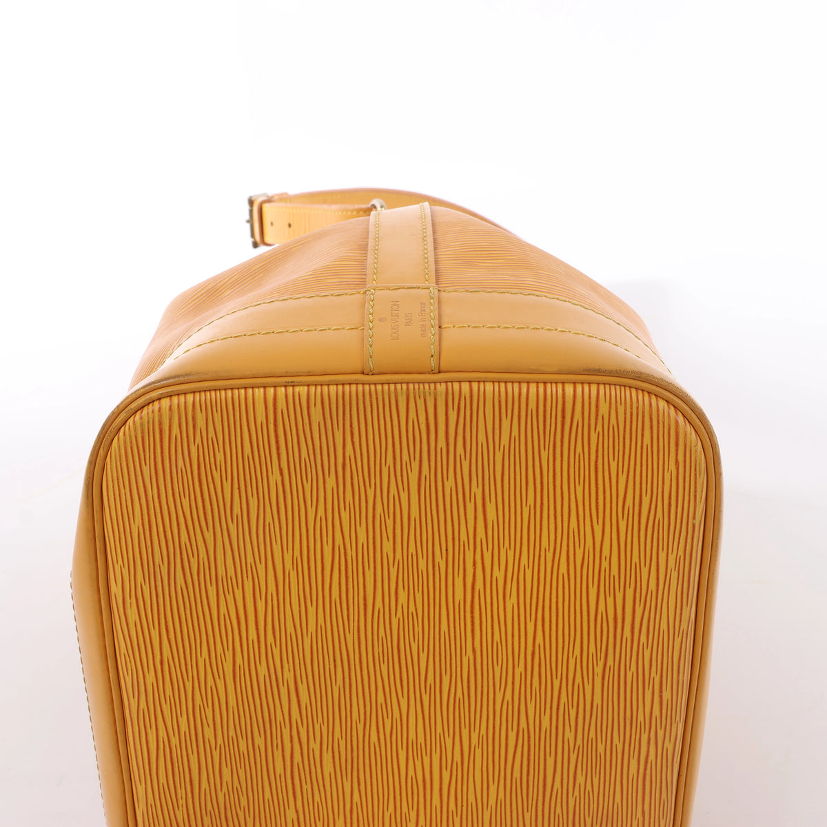 Bolso de hombro Louis Vuitton Noe de piel Epi en amarillo