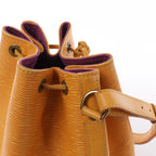 Bolso de hombro Louis Vuitton Noe de piel Epi en amarillo