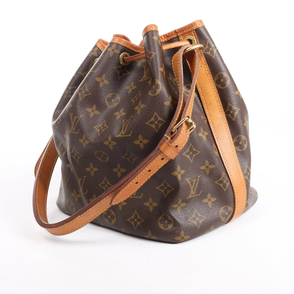 Bolso de hombro Louis Vuitton Neonoe Monogram LOVE LOCK en marrón M44369