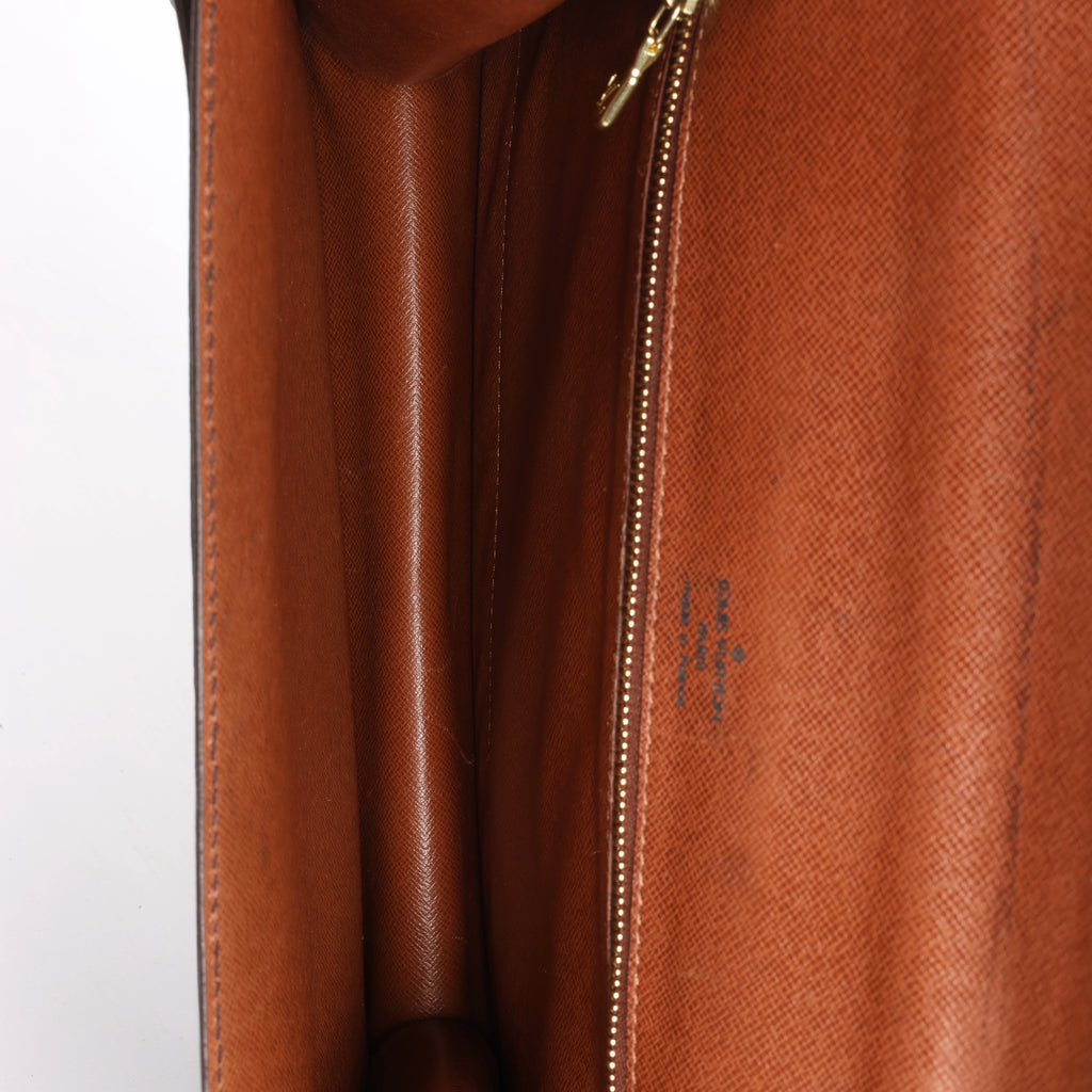 Louis Vuitton Monceau Monogram 2Way Handbag in Brown