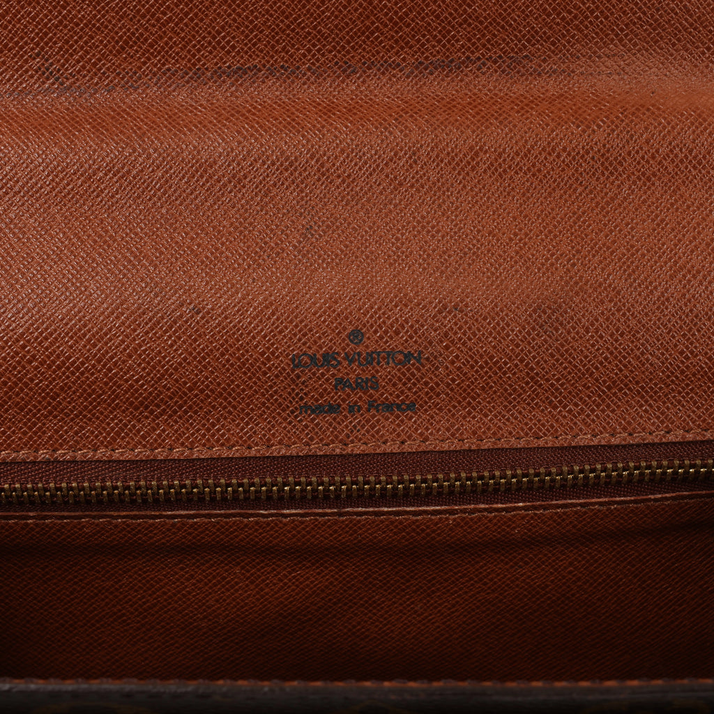Louis Vuitton Monceau Monogram 2Way Handbag in Brown