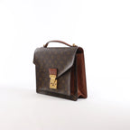 Louis Vuitton Monceau Monogram 2Way Handbag in Brown