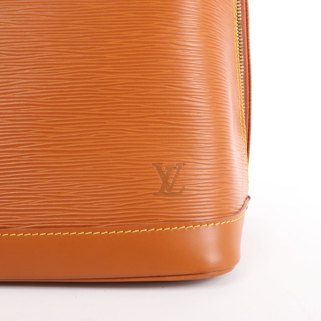 Louis Vuitton Alma PM Epi Leather 2Way Handbag in Brown