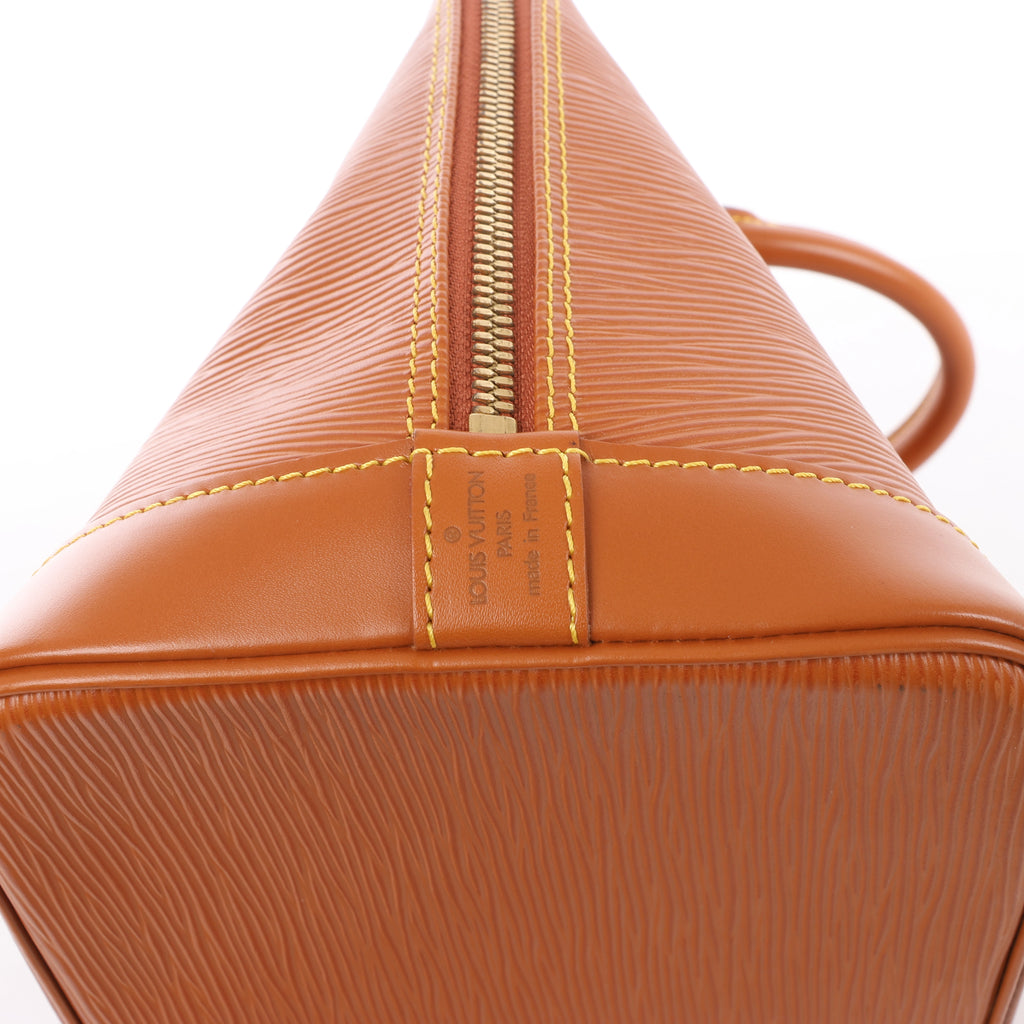 Louis Vuitton Alma PM Epi Leather 2Way Handbag in Brown
