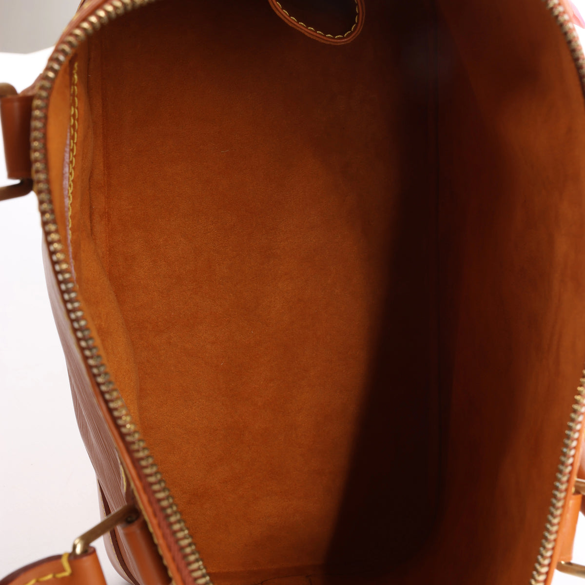 Louis Vuitton Alma PM Epi Leather 2Way Handbag in Brown