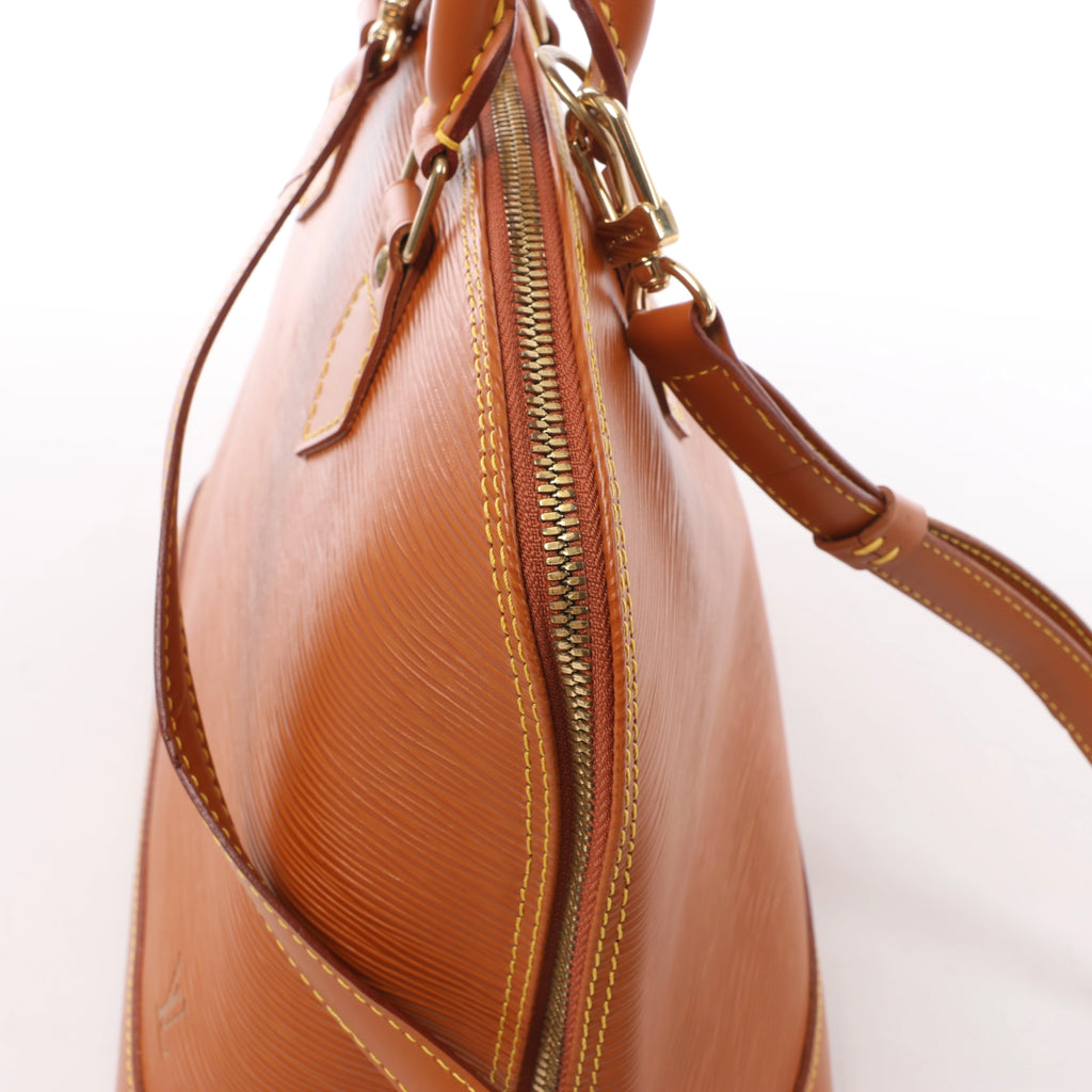 Louis Vuitton Alma PM Epi Leather 2Way Handbag in Brown