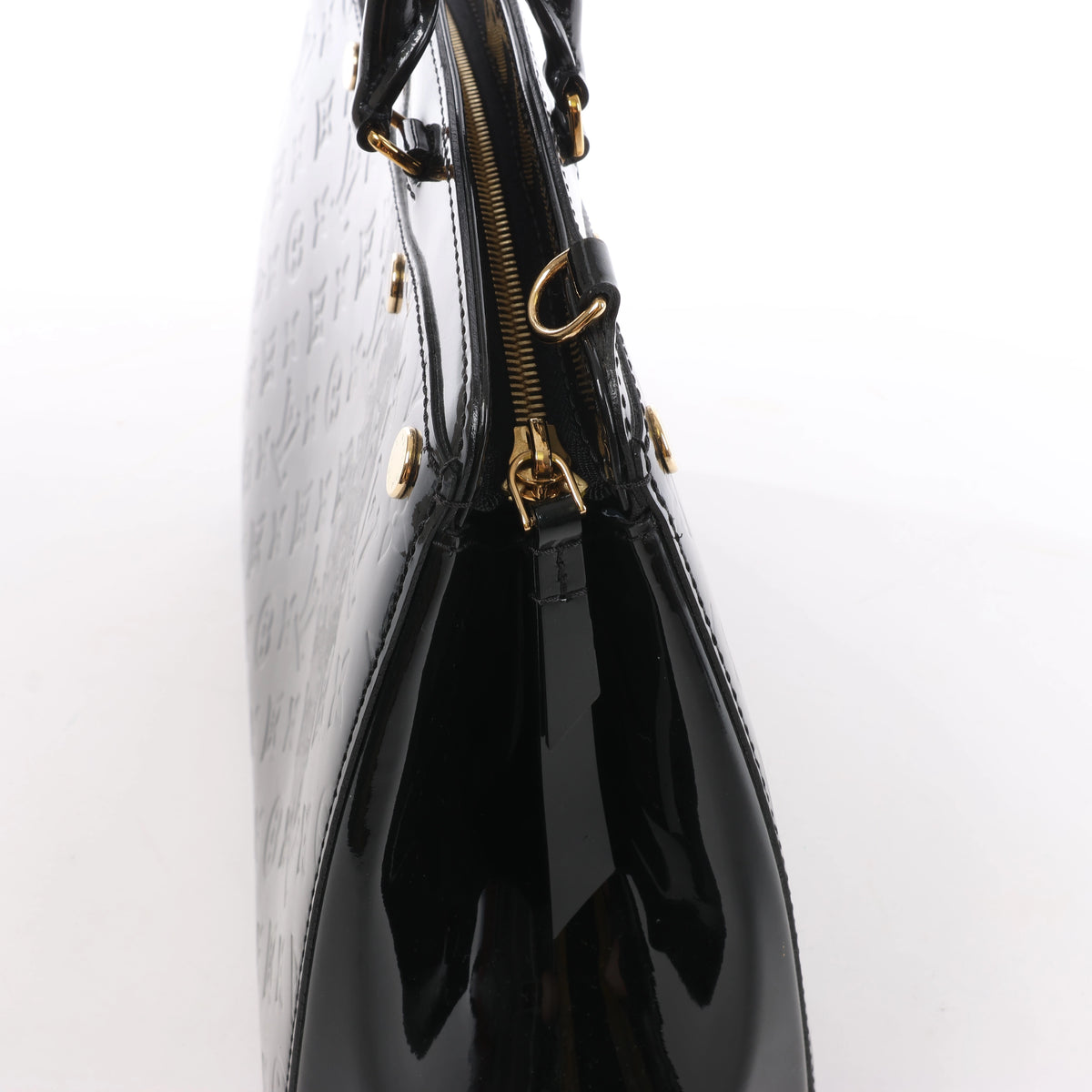 Bolso de mano Louis Vuitton Alma PM Epi de piel marrón