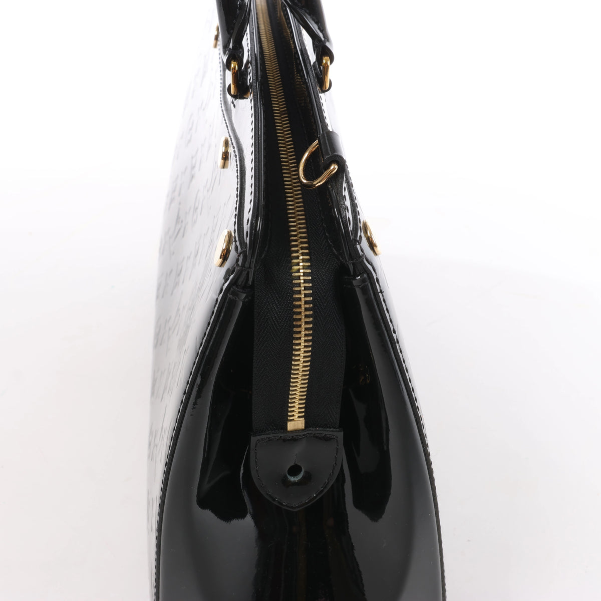 Bolso de mano Louis Vuitton Alma PM Epi de piel marrón