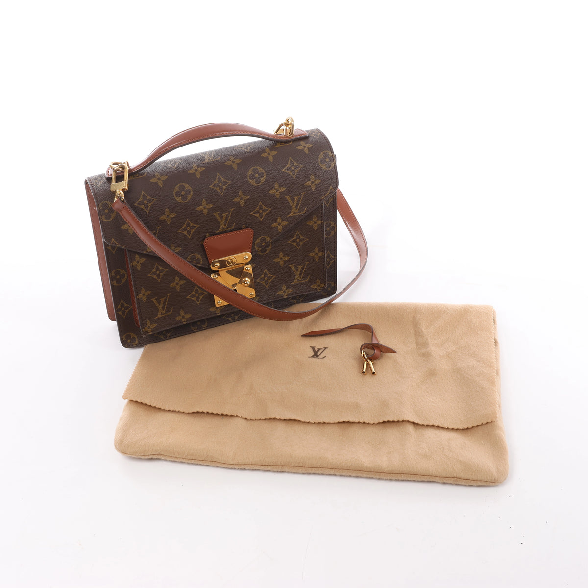 Louis Vuitton Blair MM Vernis 2Way Bolso de mano en Amarante M91619