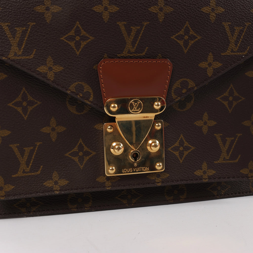 Louis Vuitton Blair MM Vernis 2Way Bolso de mano en Amarante M91619