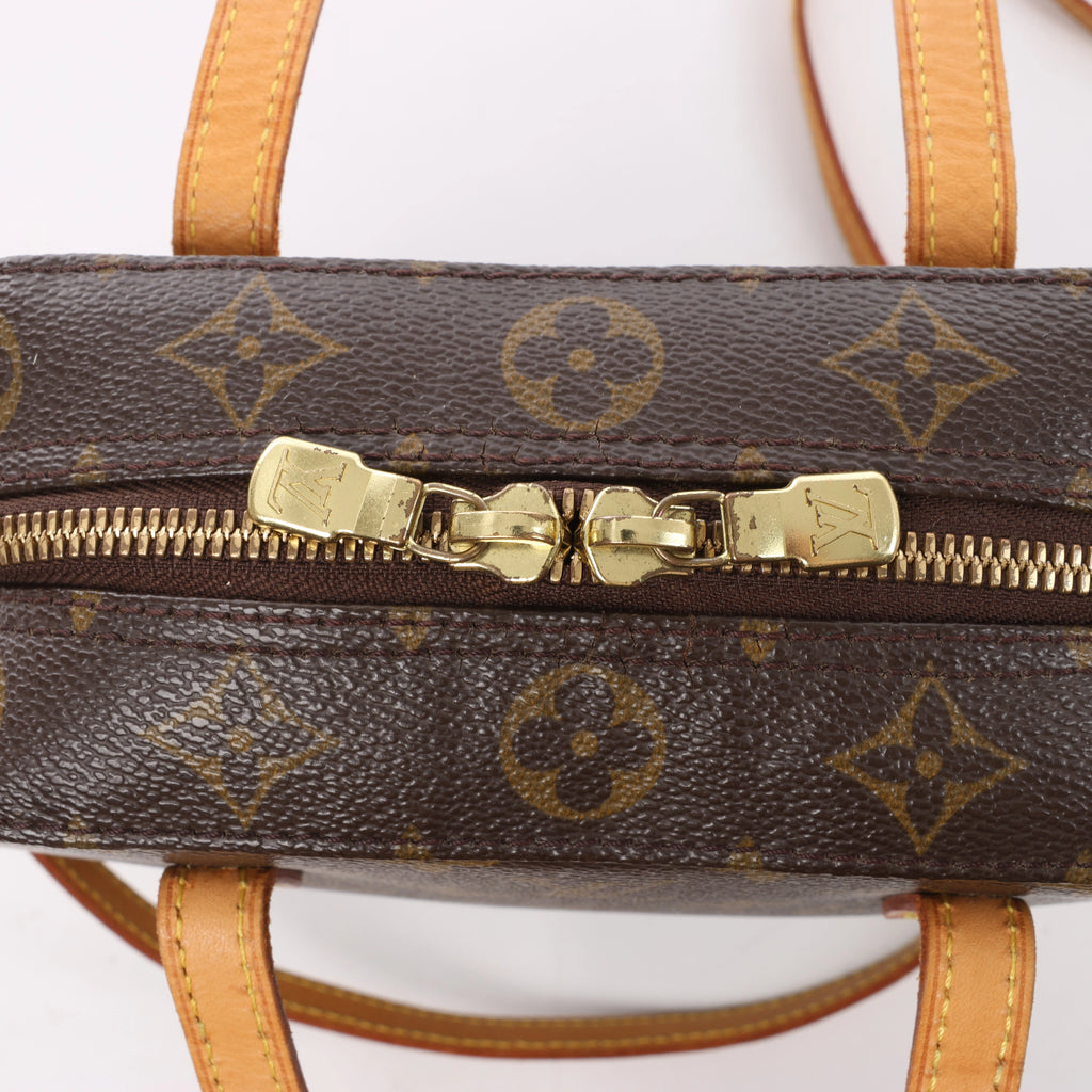 Louis Vuitton Spontini Monogram Canvas 2Way Handbag in Brown