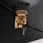 Bolso de hombro Louis Vuitton Amfar Vanity Three en lona Monogram marrón M47275
