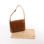 Bolso de hombro Louis Vuitton Amfar Vanity Three en lona Monogram marrón M47275