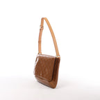 Bolso de hombro Louis Vuitton Amfar Vanity Three en lona Monogram marrón M47275