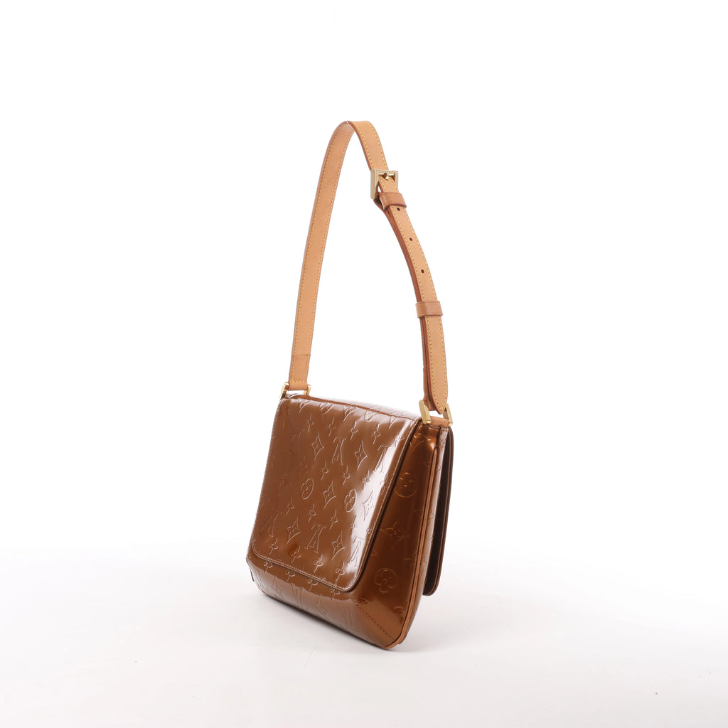 Bolso de hombro Louis Vuitton Amfar Vanity Three en lona Monogram marrón M47275