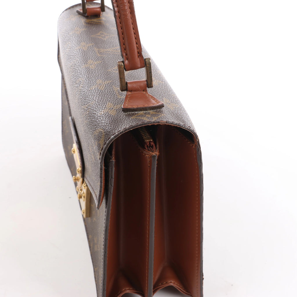Bolso de hombro Louis Vuitton Noe de cuero Epi en negro y rojo castellano M44017