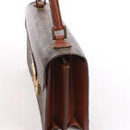 Bolso de hombro Louis Vuitton Noe de cuero Epi en negro y rojo castellano M44017