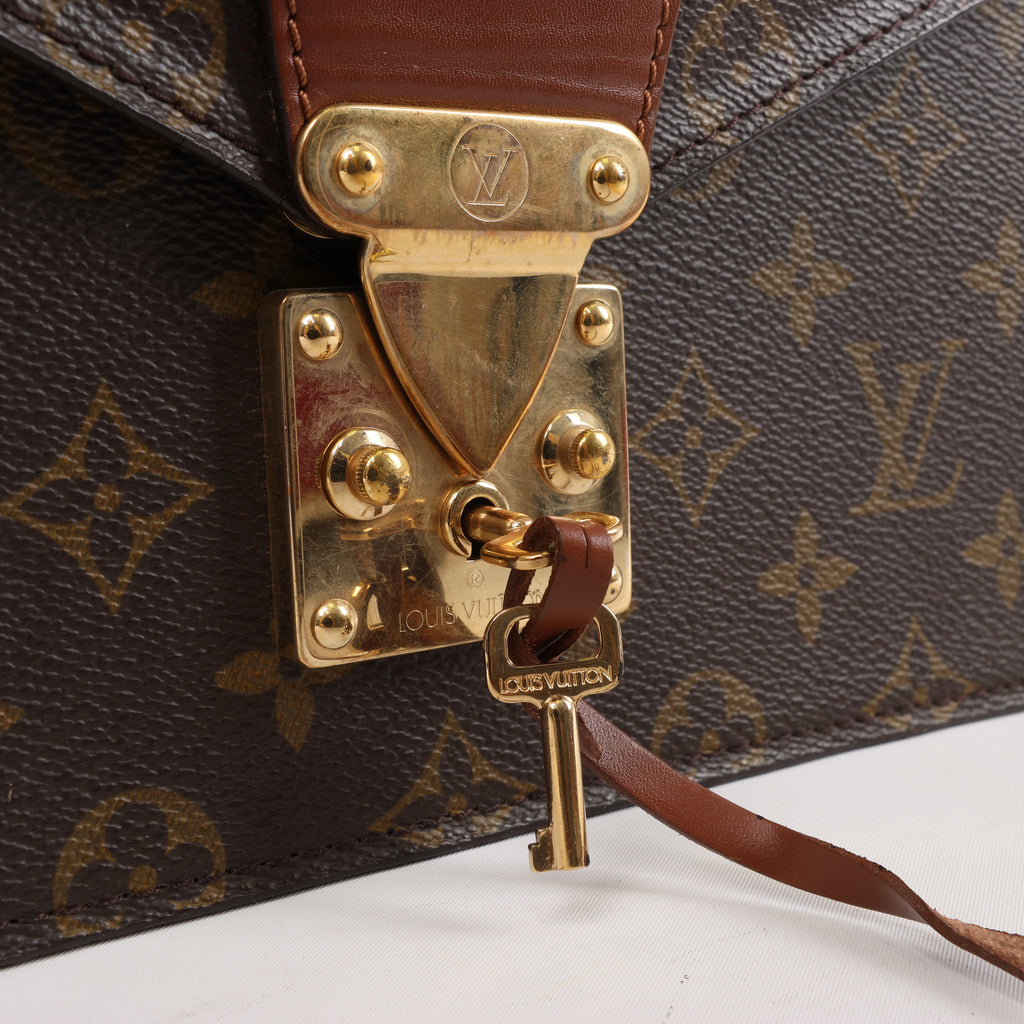 Bolso de hombro Louis Vuitton Noe de cuero Epi en negro y rojo castellano M44017
