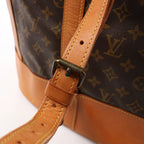 Bolso de hombro Louis Vuitton Noe de cuero Epi en negro y rojo castellano M44017