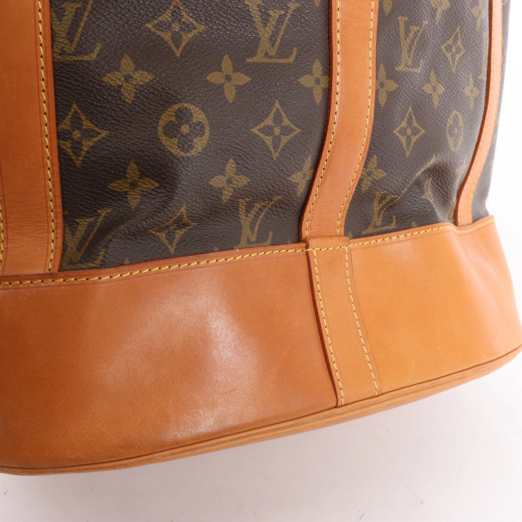 Bolso de hombro Louis Vuitton Noe de cuero Epi en negro y rojo castellano M44017