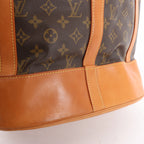 Bolso de hombro Louis Vuitton Noe de cuero Epi en negro y rojo castellano M44017