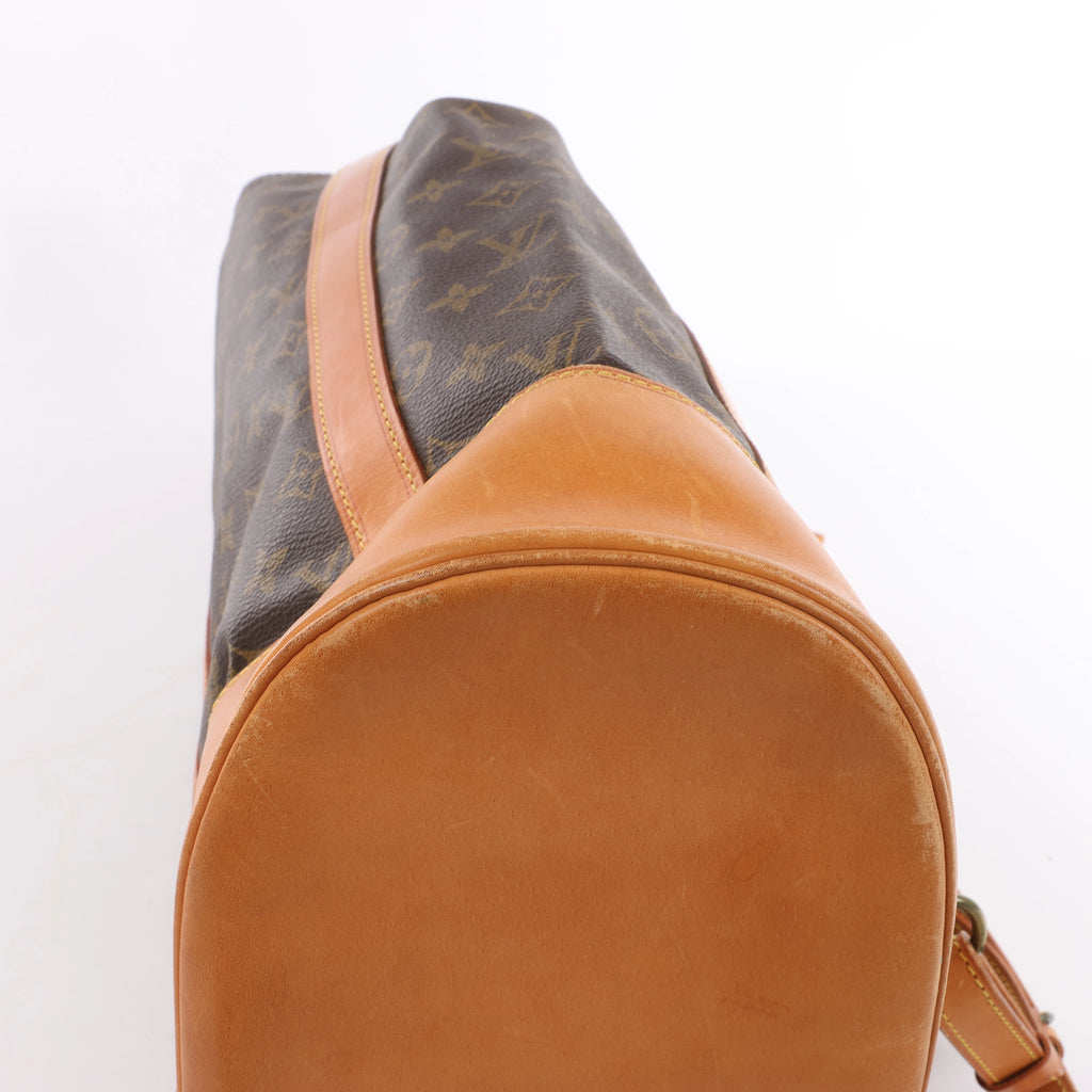 Bolso de hombro Louis Vuitton Noe de cuero Epi en negro y rojo castellano M44017