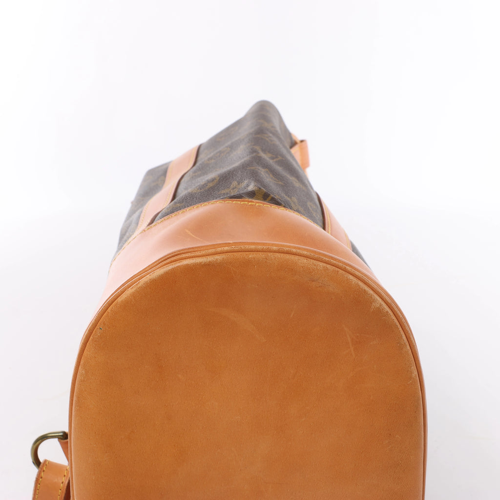 Bolso de hombro Louis Vuitton Noe de cuero Epi en negro y rojo castellano M44017