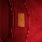 Bolso de hombro Louis Vuitton Noe de cuero Epi en negro y rojo castellano M44017