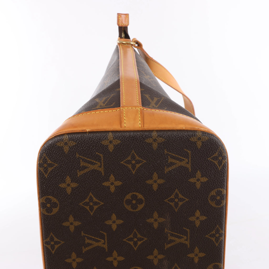 Bolso de hombro Louis Vuitton Noe de cuero Epi en negro y rojo castellano M44017