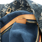 Louis Vuitton Daily GM Denim Shoulder Bag in Blue