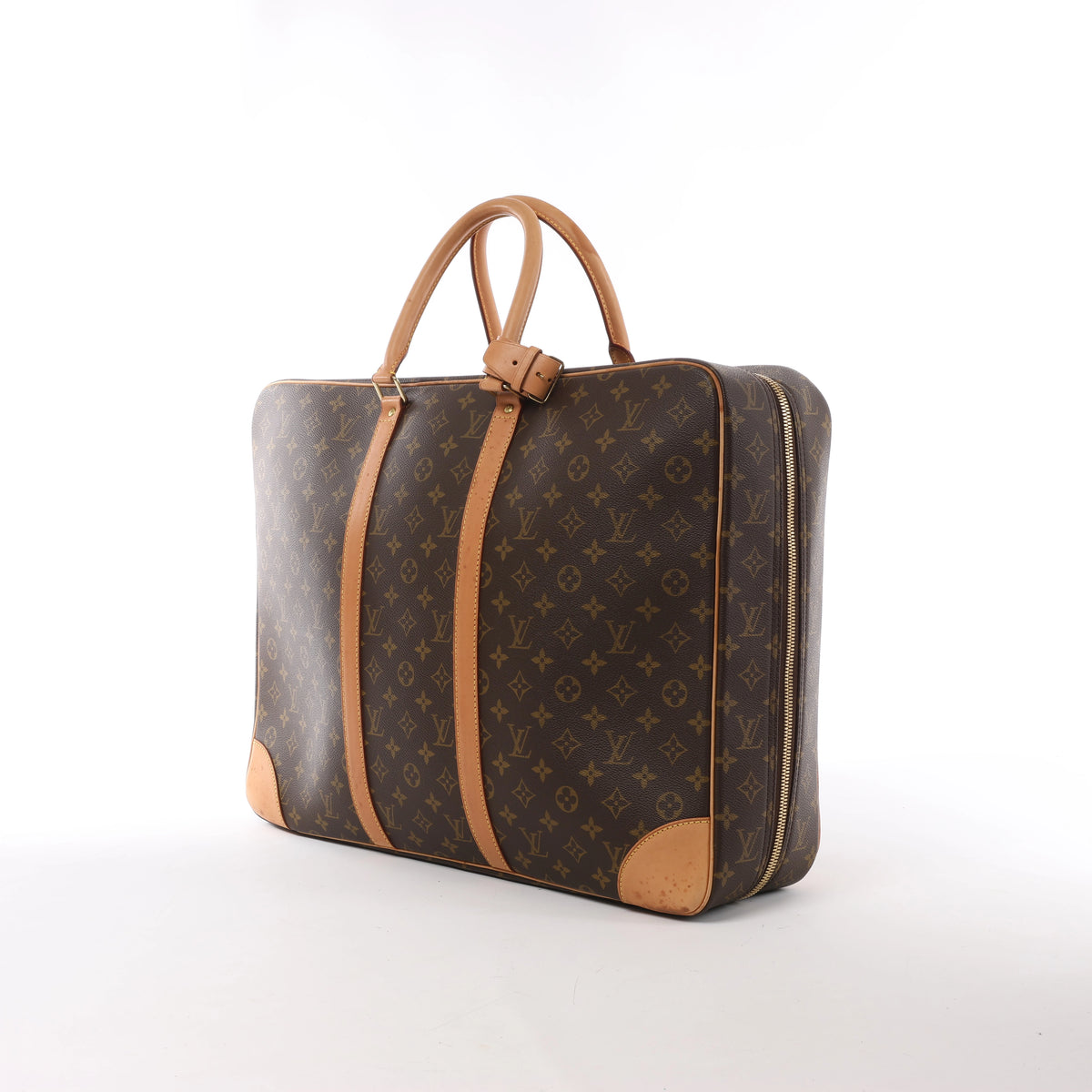 Louis Vuitton Sirius 55 Monogram Travel Bag in Brown