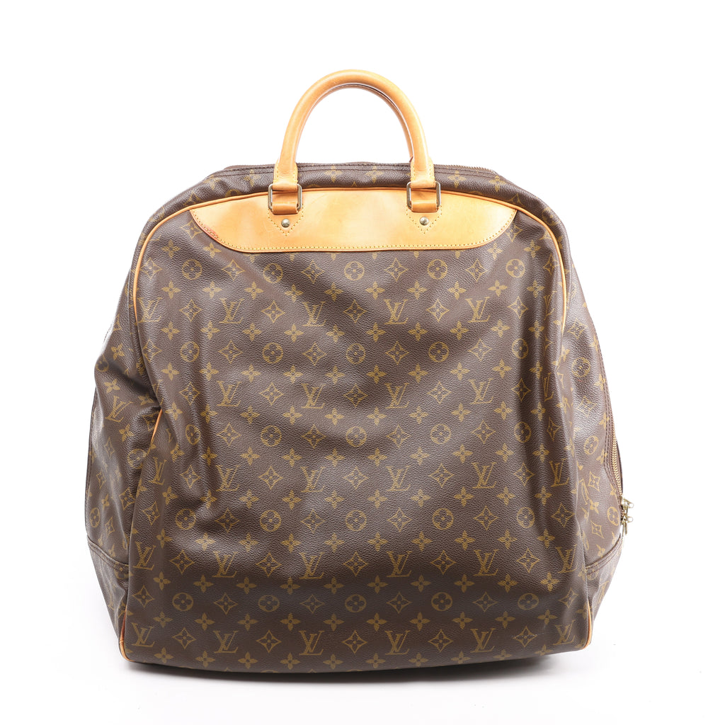 Louis Vuitton Evasion Monogram Travel Bag in Brown