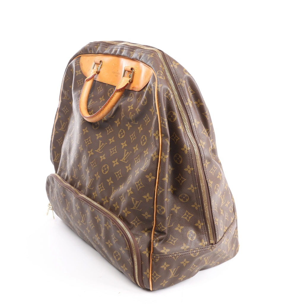 Louis Vuitton Evasion Monogram Travel Bag in Brown