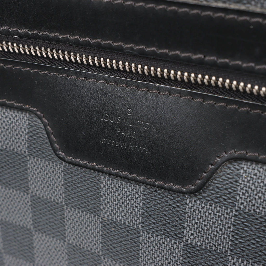 Louis Vuitton Pegase 55 Damier Graphite Travel Bag in Black